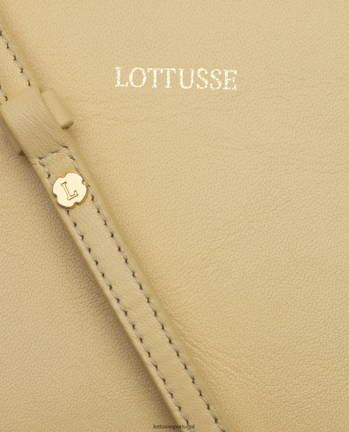 ponto Lottusse mulheres bolsa com alça superior macia serena cordeiro amarelo 86F22T334 acessórios