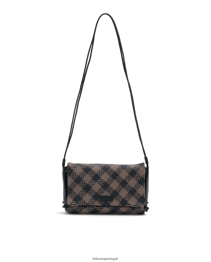 ponto Lottusse mulheres bolsa crossbody de cabra para piquenique multicolorido 86F22T381 acessórios