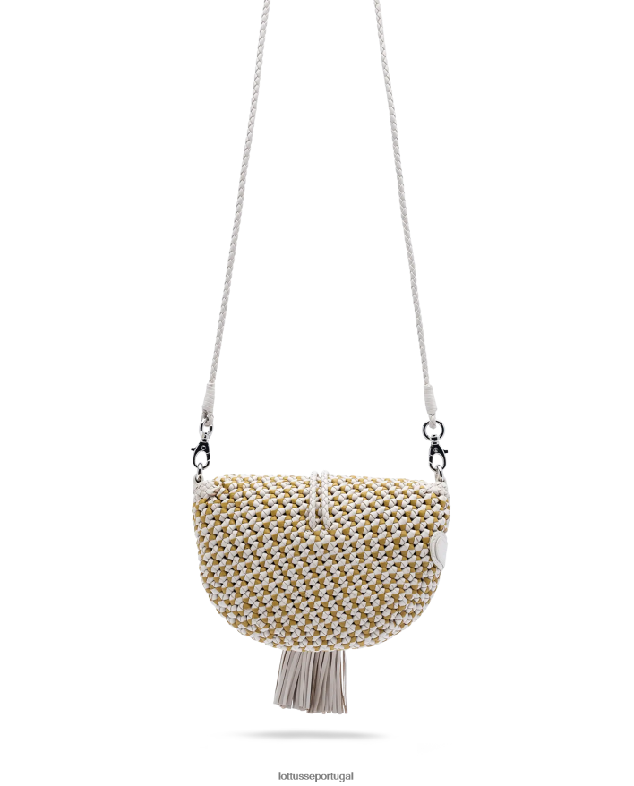 ponto Lottusse mulheres bolsa crossbody macia de cordeiro merino noodbag multicolorido 86F22T341 acessórios