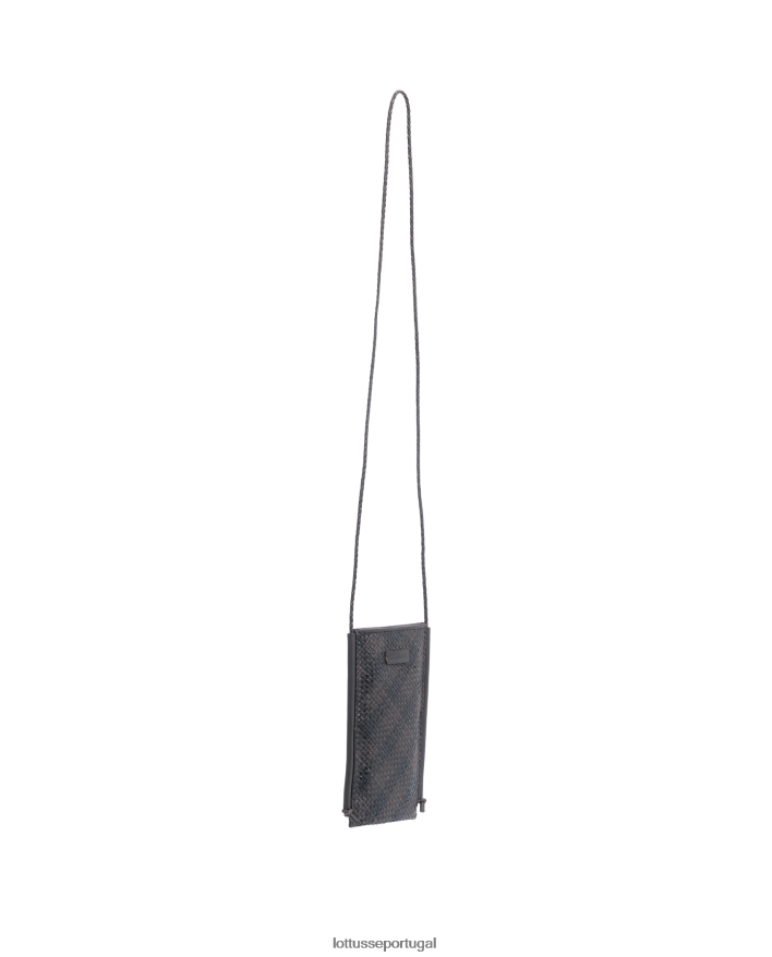 ponto Lottusse mulheres bolsa de telefone de cabra para piquenique preto 86F22T383 acessórios