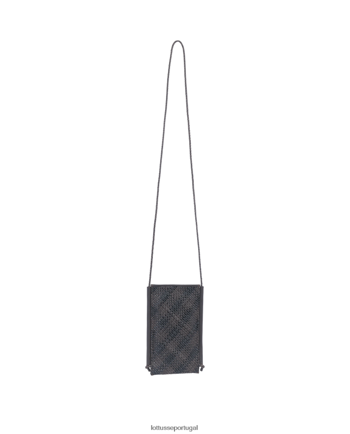 ponto Lottusse mulheres bolsa de telefone de cabra para piquenique preto 86F22T383 acessórios