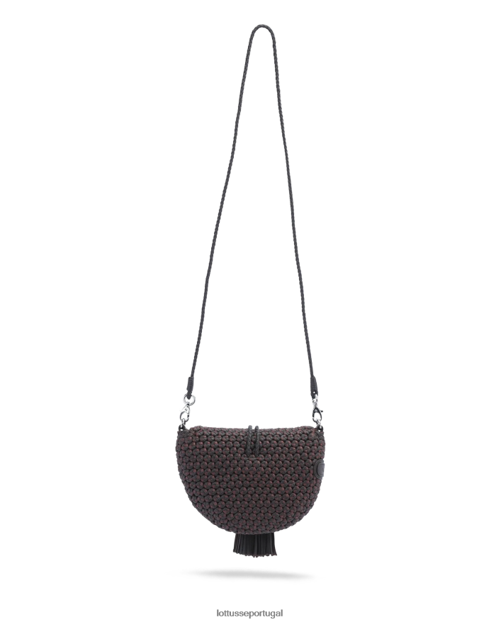 ponto Lottusse mulheres bolsa de noodbag de cordeiro multicolorida bolsa de noodbag café 86F22T374 acessórios