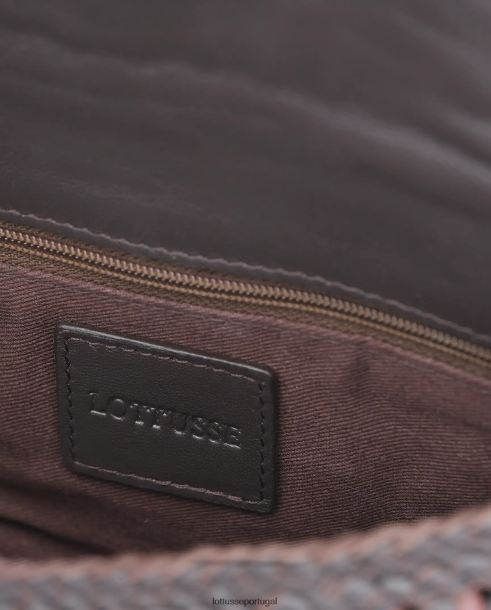 ponto Lottusse mulheres bolsa de noodbag de cordeiro multicolorida bolsa de noodbag café 86F22T374 acessórios