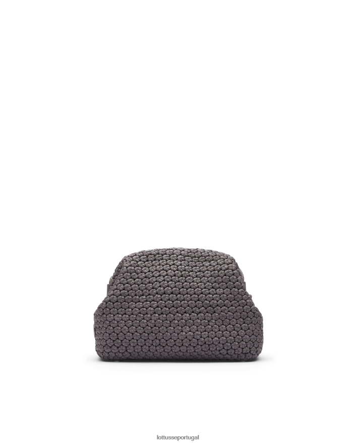 ponto Lottusse mulheres bolsa macia de cordeiro merino noodbag azul 86F22T346 acessórios