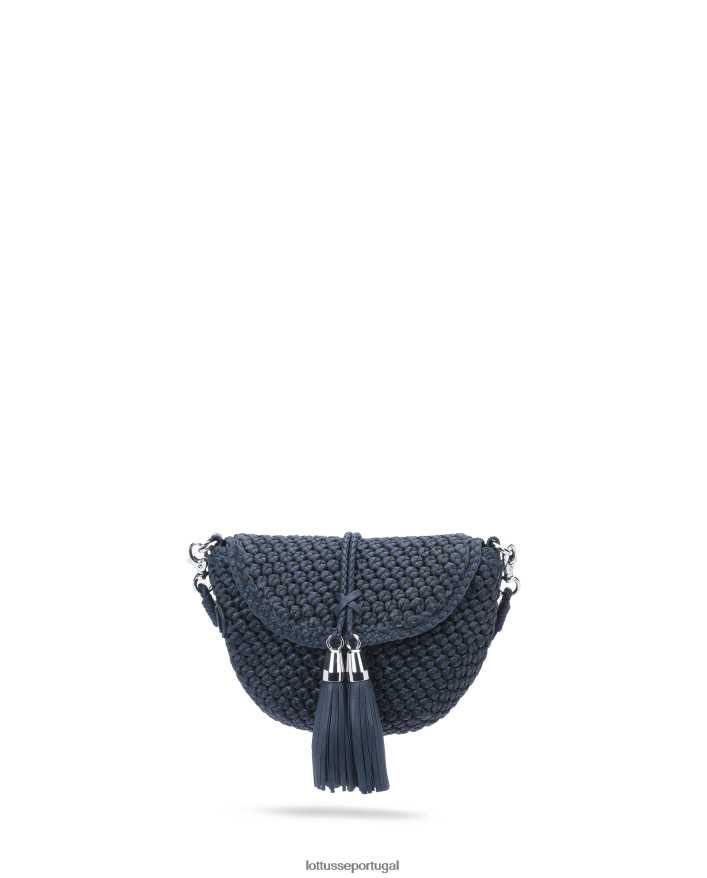 ponto Lottusse mulheres noodbag cordeiro crossbody noodbag marinha 86F22T375 acessórios