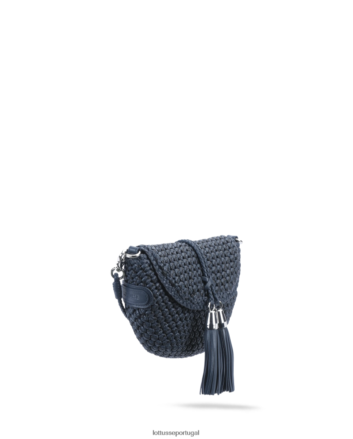 ponto Lottusse mulheres noodbag cordeiro crossbody noodbag marinha 86F22T375 acessórios