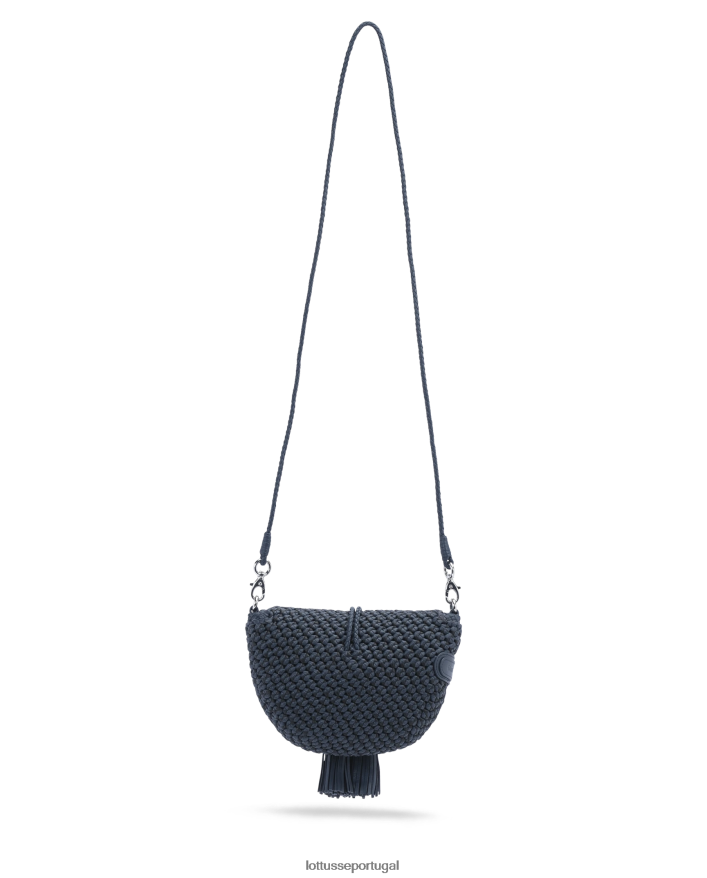 ponto Lottusse mulheres noodbag cordeiro crossbody noodbag marinha 86F22T375 acessórios