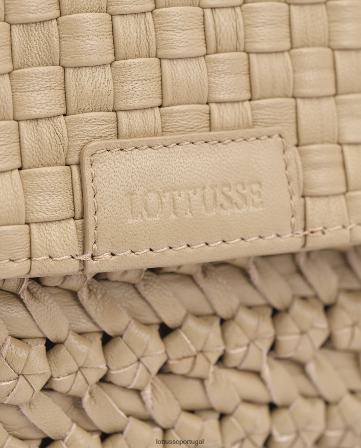 ponto Lottusse mulheres noodbag cordeiro crossbody noodbag marrom 86F22T387 acessórios
