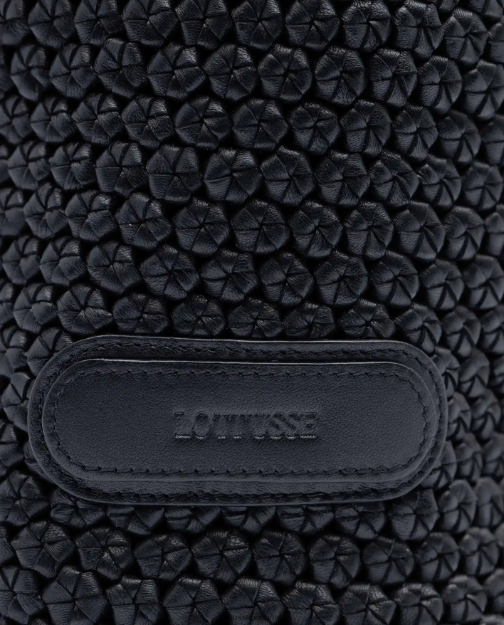 ponto Lottusse mulheres noodbag merino cordeiro macio vagabundo preto 86F22T358 acessórios