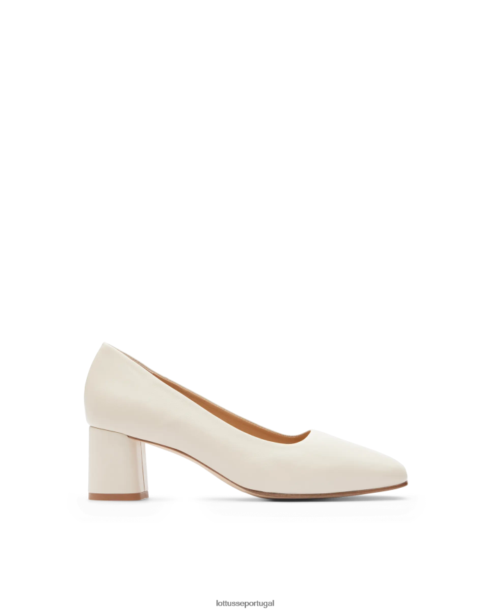 ponto Lottusse mulheres bombas macias de cordeiro nicole off white 86F22T282 calçados