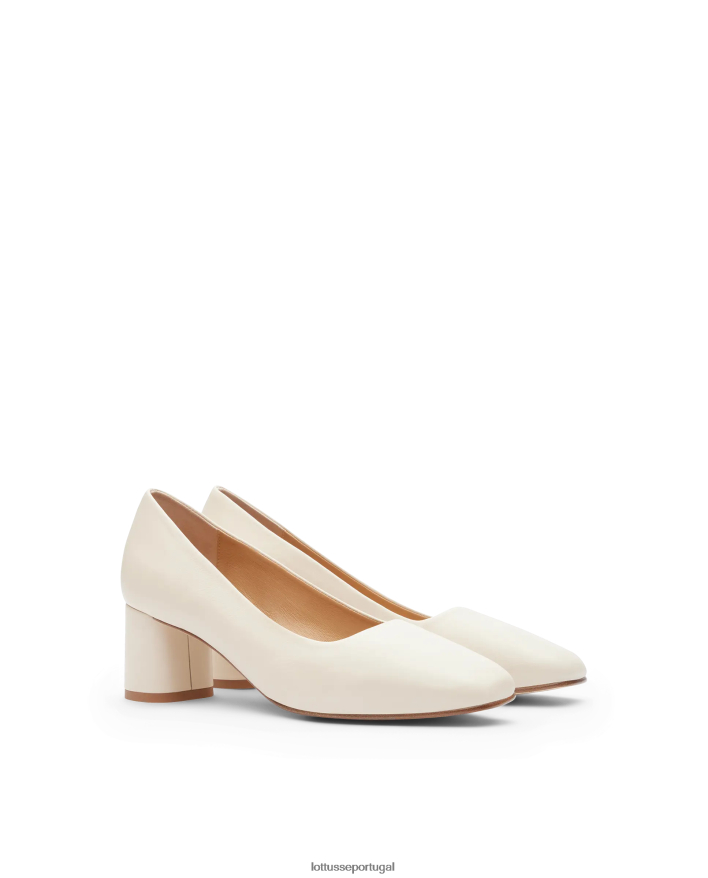 ponto Lottusse mulheres bombas macias de cordeiro nicole off white 86F22T282 calçados