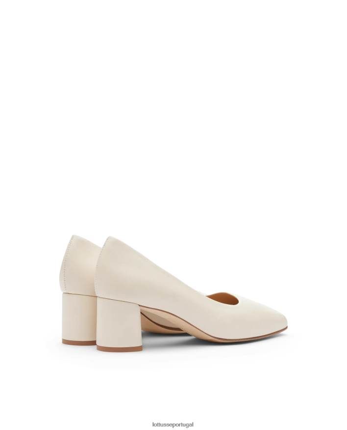 ponto Lottusse mulheres bombas macias de cordeiro nicole off white 86F22T282 calçados