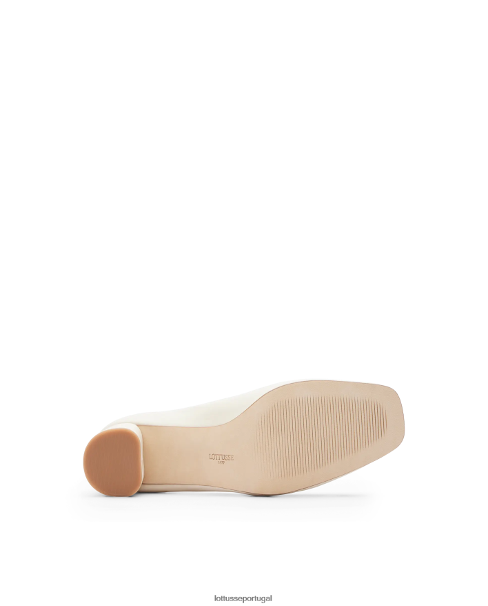 ponto Lottusse mulheres bombas macias de cordeiro nicole off white 86F22T282 calçados