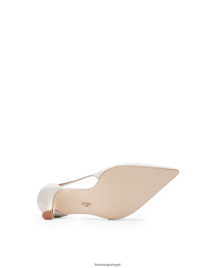 ponto Lottusse mulheres carla bombas de bezerro simples off white 86F22T229 calçados