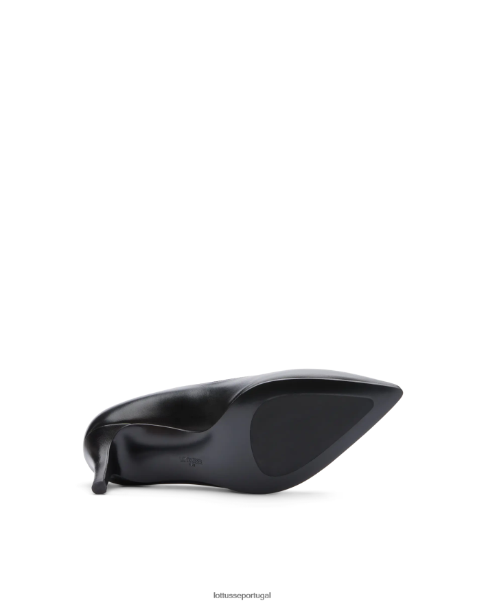 ponto Lottusse mulheres carla bombas de bezerro simples preto 86F22T406 calçados