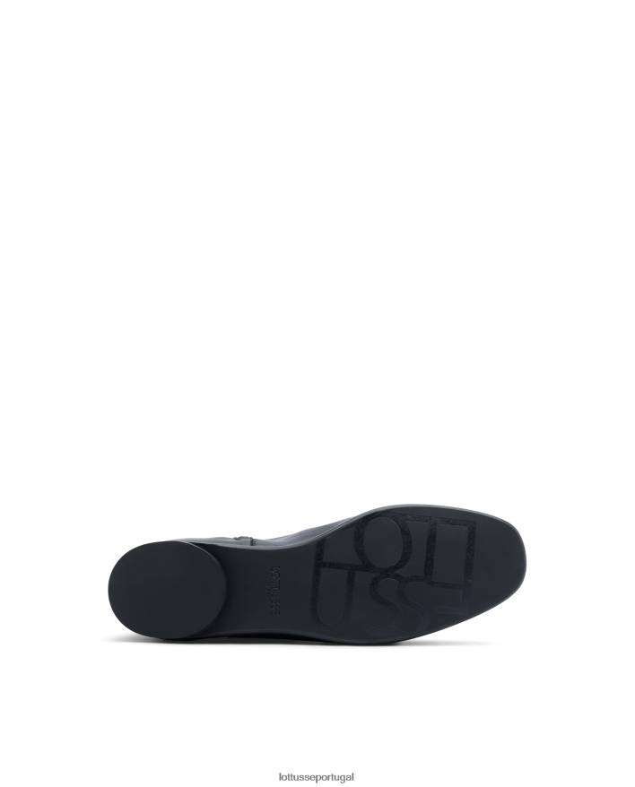 ponto Lottusse mulheres botins macios de cordeiro goya preto 86F22T411 calçados