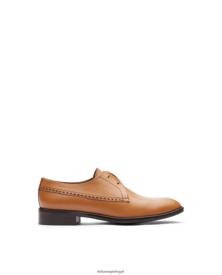 ponto Lottusse mulheres Claire Plain Bezerro Derby marrom 86F22T395 calçados