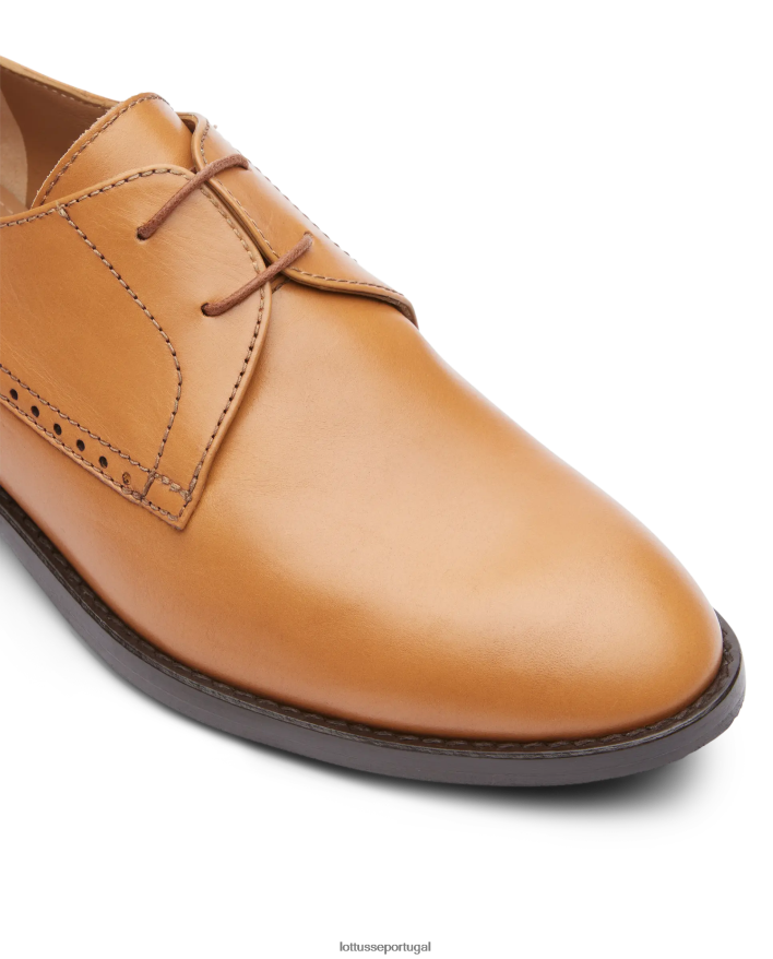 ponto Lottusse mulheres Claire Plain Bezerro Derby marrom 86F22T395 calçados