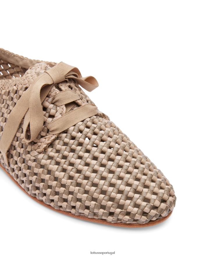 ponto Lottusse mulheres delice de couro de malha de cordeiro delice multicolorido 86F22T295 calçados