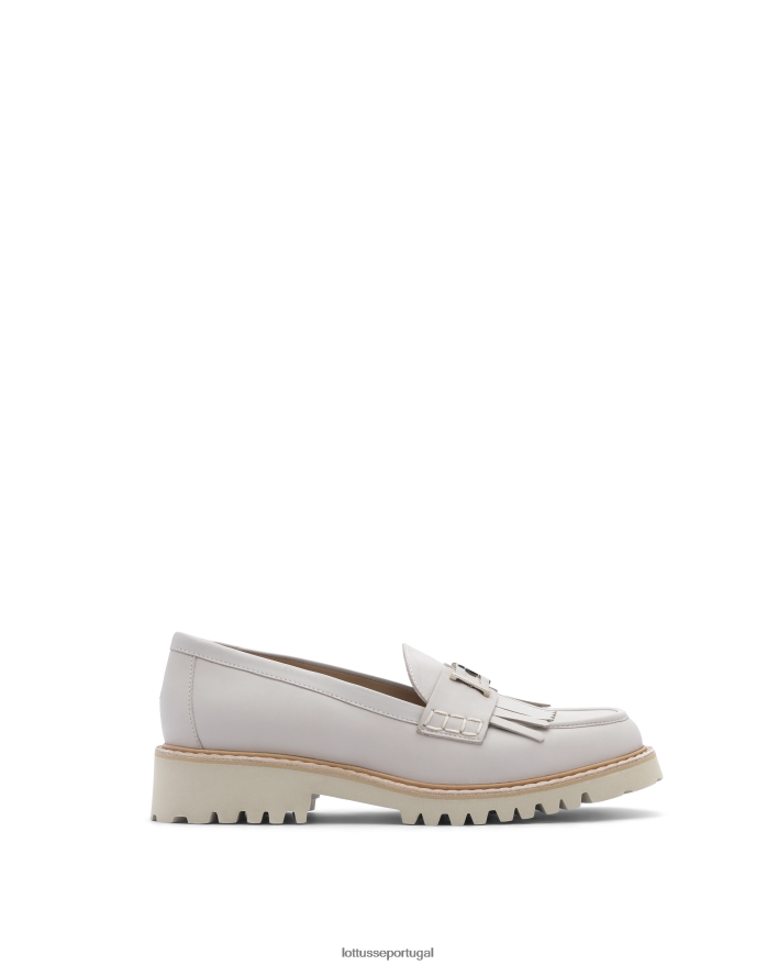 ponto Lottusse mulheres mocassins covent simples cinza 86F22T245 calçados