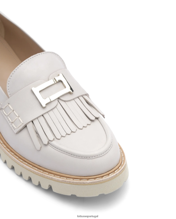 ponto Lottusse mulheres mocassins covent simples cinza 86F22T245 calçados