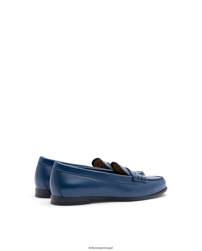 ponto Lottusse mulheres mocassins de bezerro liberty safian stamp azul marinho 86F22T240 calçados