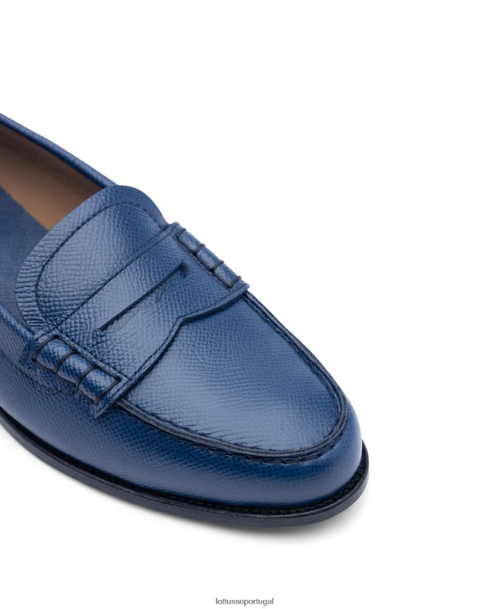 ponto Lottusse mulheres mocassins de bezerro liberty safian stamp azul marinho 86F22T240 calçados