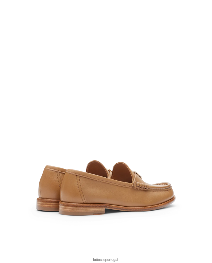 ponto Lottusse mulheres mocassins macios lara grain marrom 86F22T236 calçados