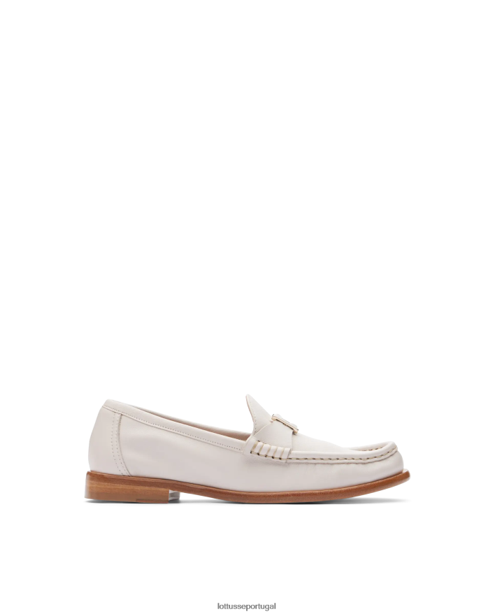 ponto Lottusse mulheres mocassins macios lara grain off white 86F22T235 calçados