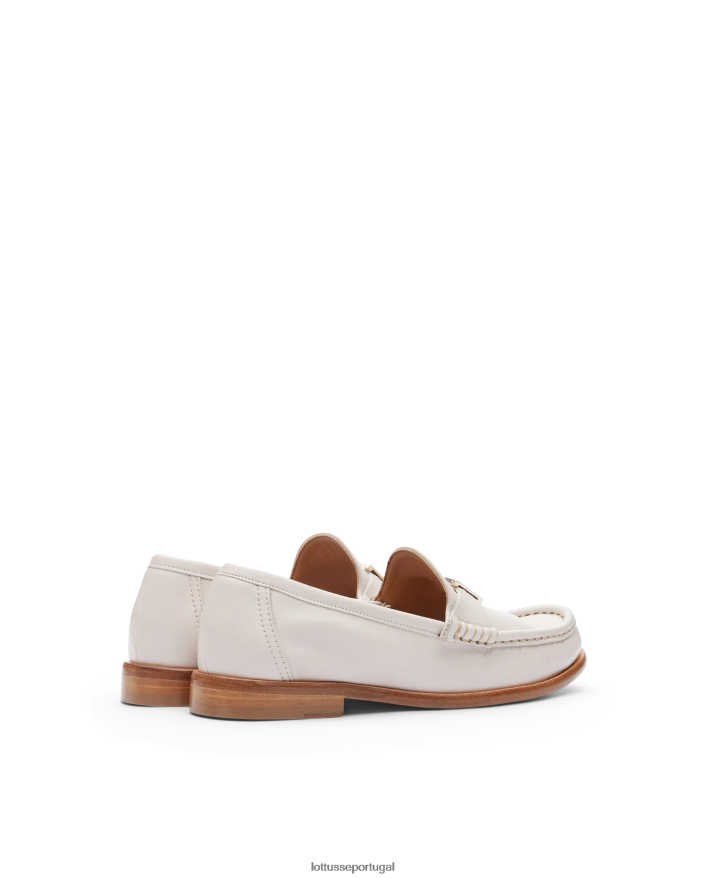 ponto Lottusse mulheres mocassins macios lara grain off white 86F22T235 calçados