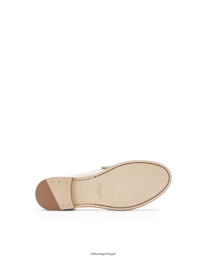 ponto Lottusse mulheres mocassins macios lara grain off white 86F22T235 calçados