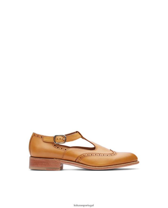 ponto Lottusse mulheres cambridge crosta anilina bezerro monges marrom 86F22T209 calçados