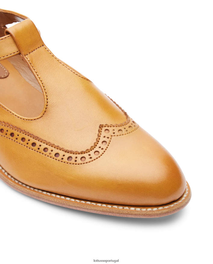 ponto Lottusse mulheres cambridge crosta anilina bezerro monges marrom 86F22T209 calçados