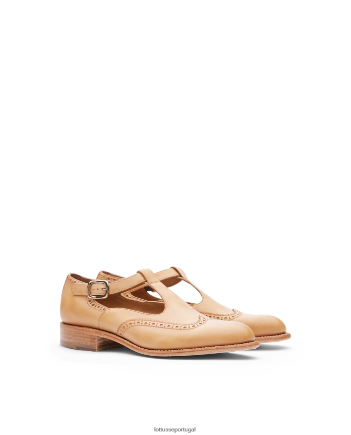 ponto Lottusse mulheres cambridge vacuno crosta anilina monges marrom 86F22T210 calçados