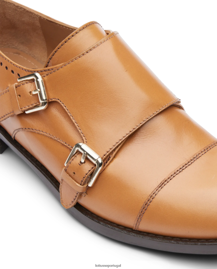 ponto Lottusse mulheres claire simples bezerros monges marrom 86F22T399 calçados