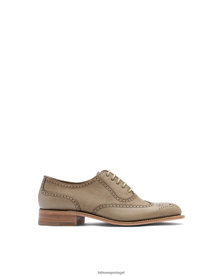 ponto Lottusse mulheres cambridge bezerro tejus relevo oxford verde oliva 86F22T211 calçados