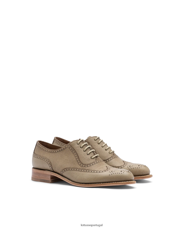 ponto Lottusse mulheres cambridge bezerro tejus relevo oxford verde oliva 86F22T211 calçados