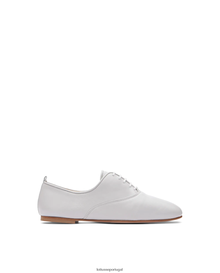 ponto Lottusse mulheres goya cordeiro macio oxford off white 86F22T271 calçados