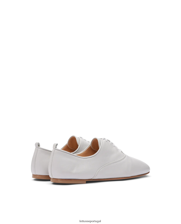 ponto Lottusse mulheres goya cordeiro macio oxford off white 86F22T271 calçados