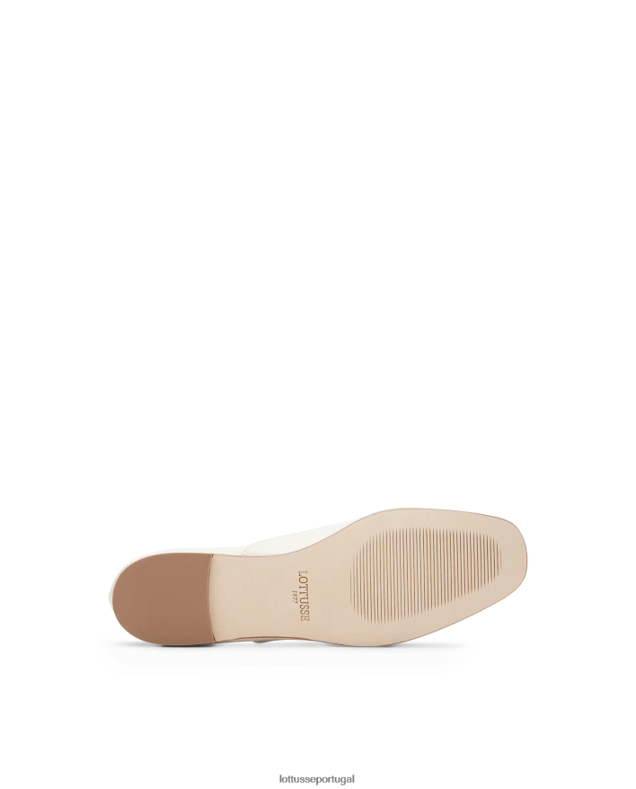 ponto Lottusse mulheres goya cordeiro macio oxford off white 86F22T273 calçados