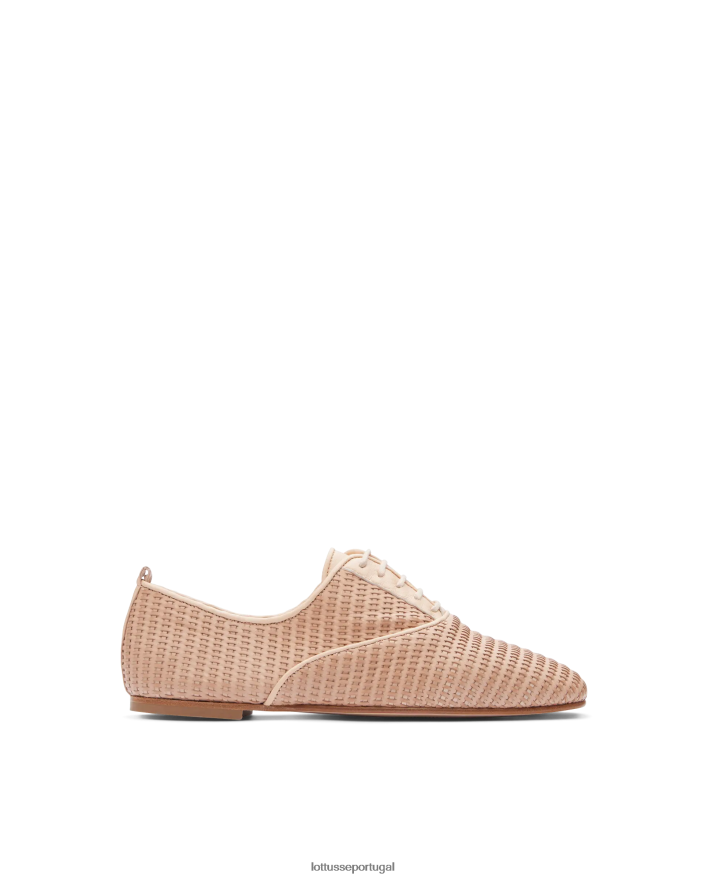 ponto Lottusse mulheres goya couro de bezerro malha oxford natural 86F22T269 calçados
