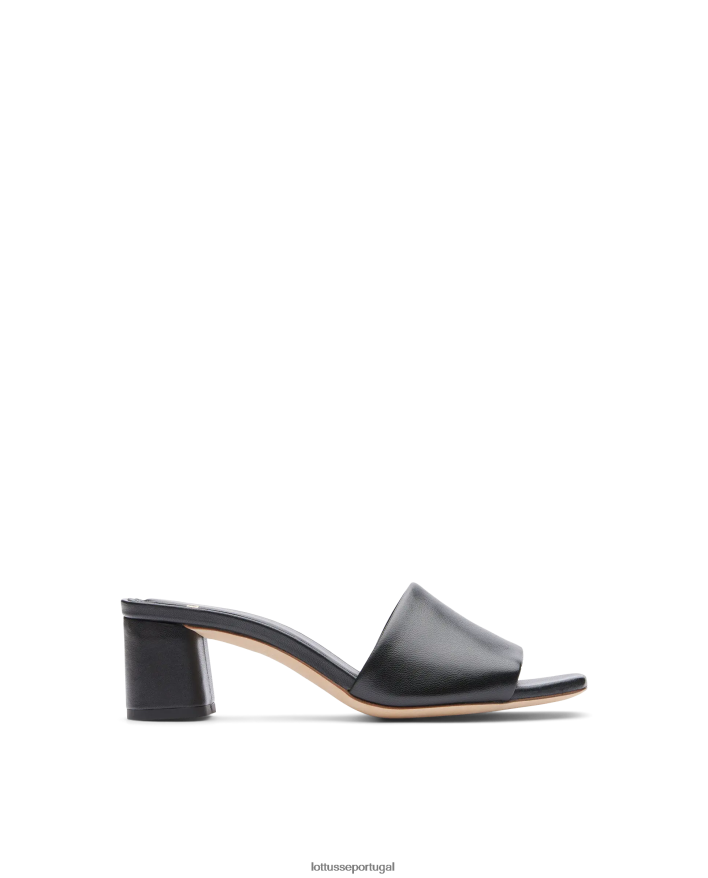 ponto Lottusse mulheres sandalias macias nicole cordeiro preto 86F22T283 calçados