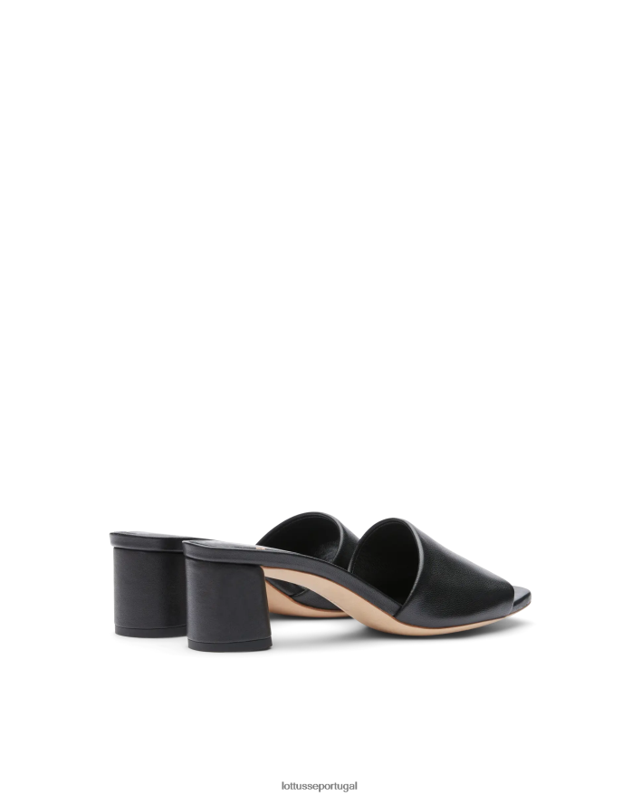 ponto Lottusse mulheres sandalias macias nicole cordeiro preto 86F22T283 calçados