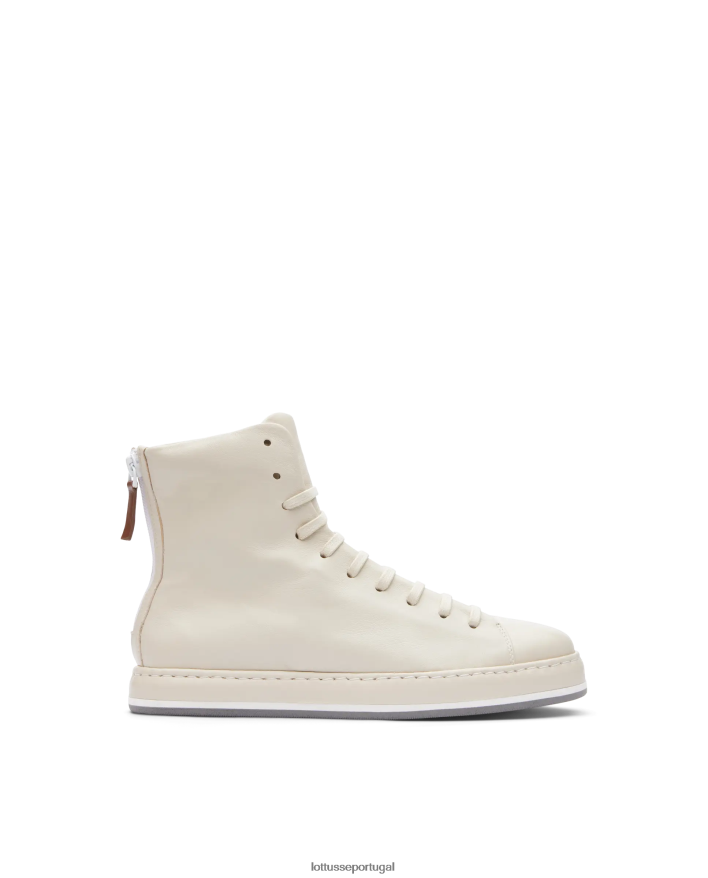 ponto Lottusse mulheres tênis macio libby merino cordeiro off white 86F22T414 calçados
